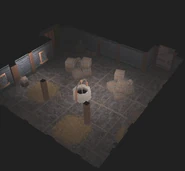 The upper level of the fountain house