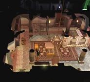 Pia locked in a cage