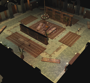 The library on the ground floor