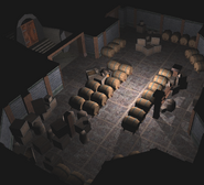 The wine cellar