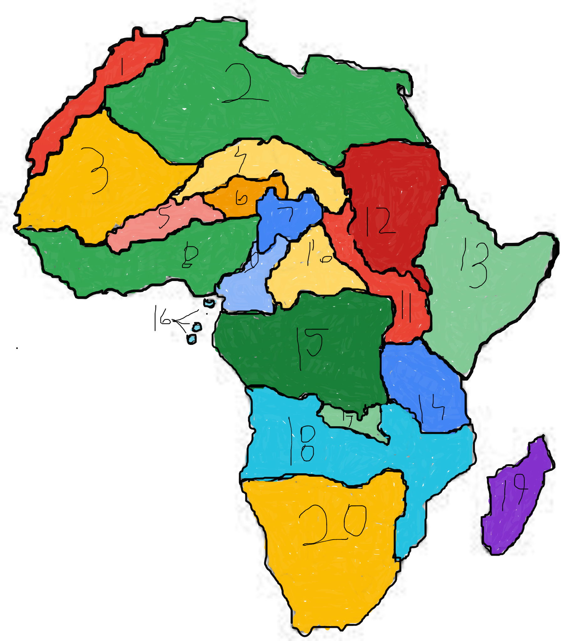 Alternate map of Africa Fandom