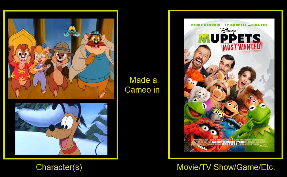 If Pluto And The Rescue Rangers Made A Cameo In Muppets Most Wanted ...