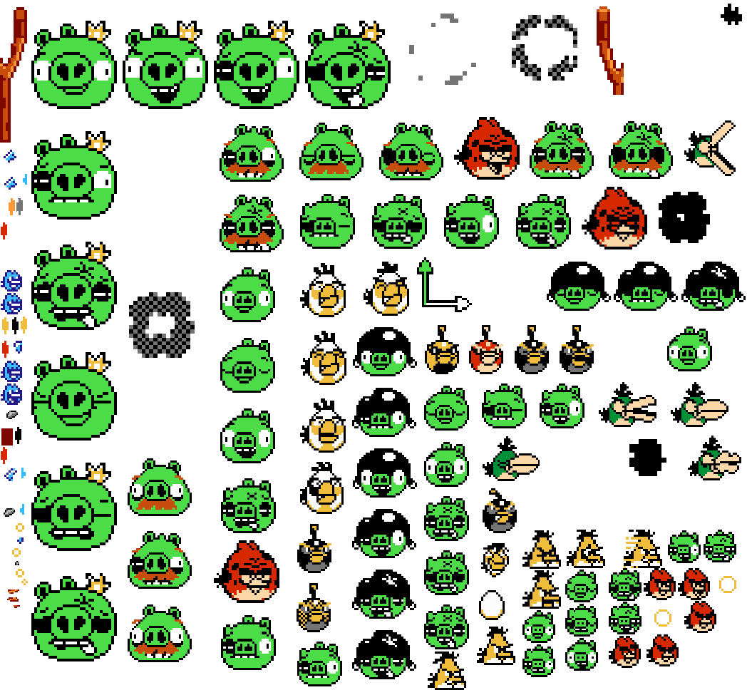 Angry Birds Famicom Sprites Part 1 Fandom 