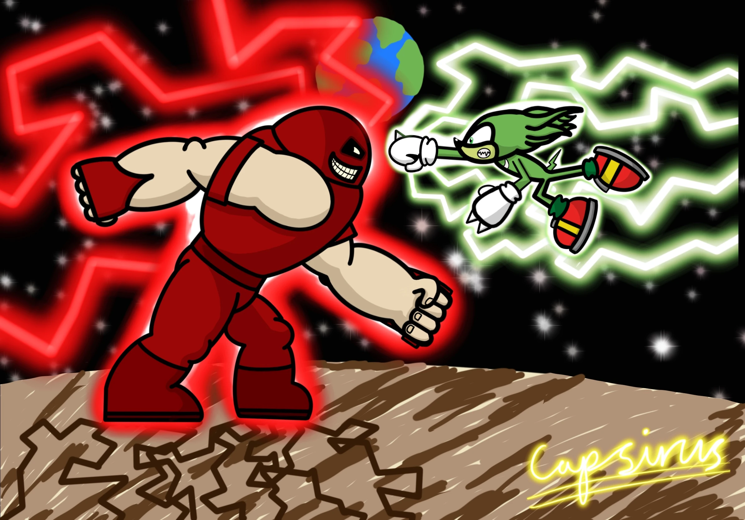 New Artwork, this time for Archie Knuckles Vs Juggernaut Fandom