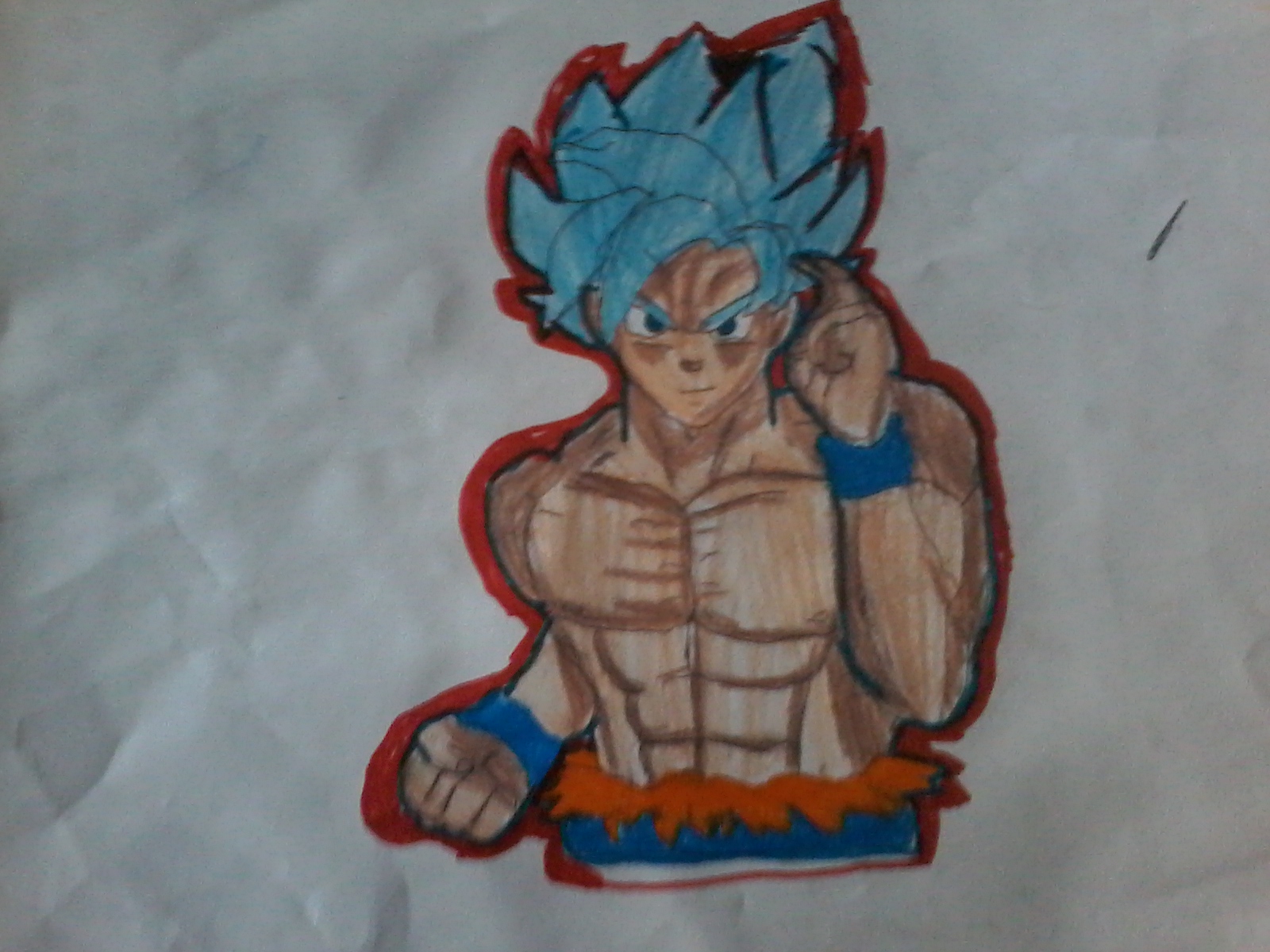 DESENHO:GOKU SUPER SAYAJIN BLUE