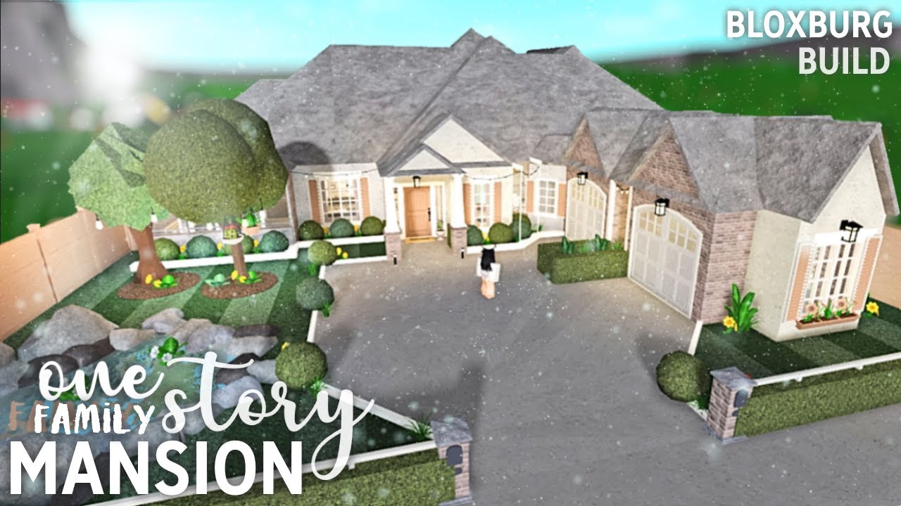 Mini Mansion 100k Aesthetic Bloxburg House Ideas