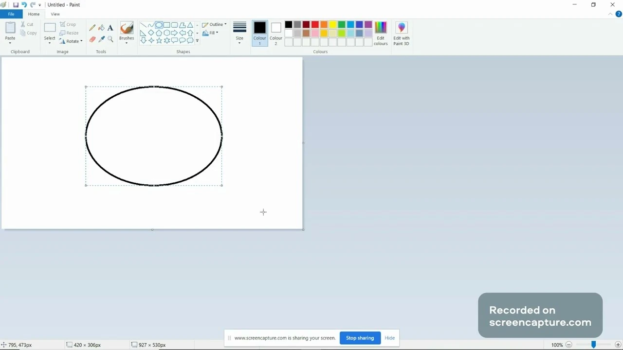 How to make circle in paint Fandom