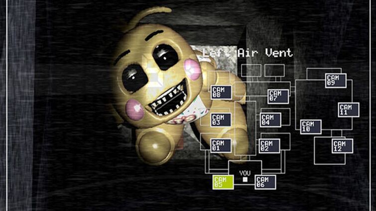 T.Chica and she also from fnaf 2 - online puzzle