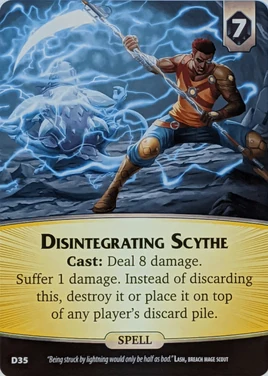 Disintegrating Scythe