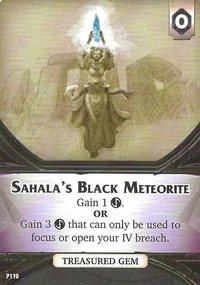 Sahala's Black Meteorite