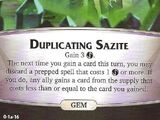 Duplicating Sazite