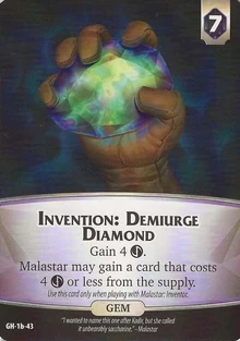 Invention- Demiurge Diamond