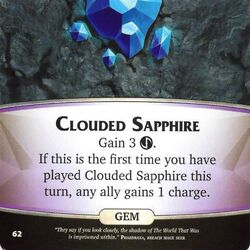 Clouded Sapphire, Aeon's End Wiki