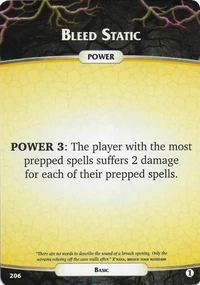 Bleed Static