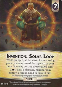 Invention- Solar Loop