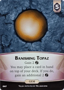 Banishing Topaz