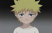 Naruto as a little child