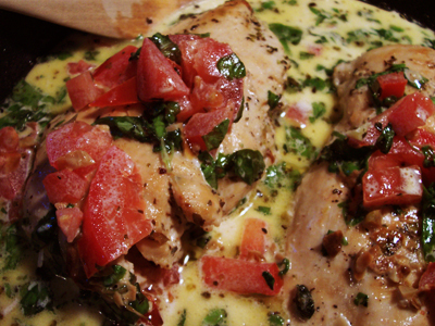 Chicken basil