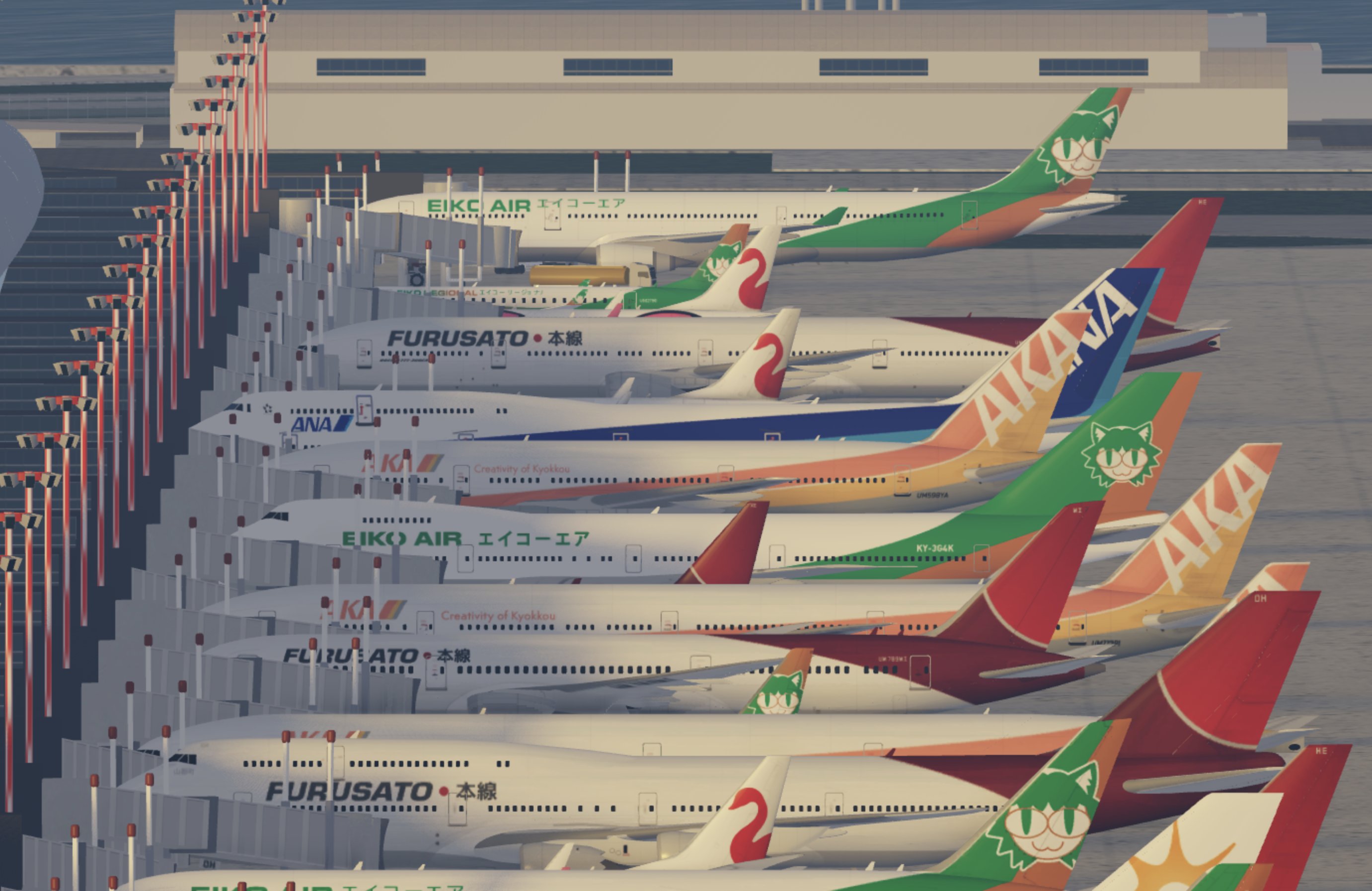 NKA 日本近距離航空 B737-200 JA8413 1/200 JC NKA日本近距離航空 B737-200 ANA JA8413 1/200｜航空機