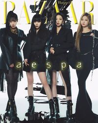 Aespa Harper's Bazaar Korea January 2022 2
