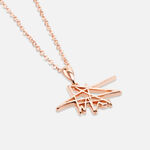 Winter Birthday Necklace - Pink Gold 2