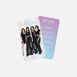 2023 aespa 1st Concert 'SYNK HYPER LINE' Special AR Ticket Set