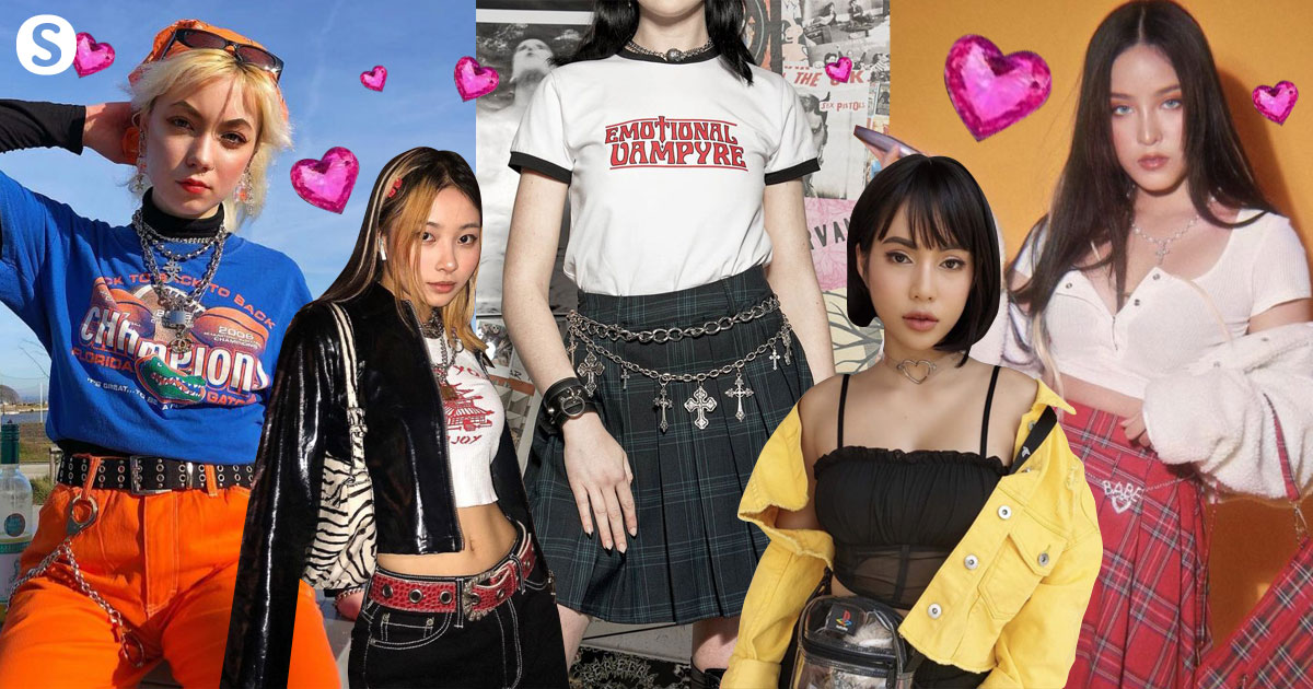  Love Emo Girls Heart Trendy Egirl Teens Goth Punk T