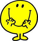 Mr. Happy from the Mr. Men franchise