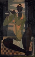 Untitled (Joueur de Flute) (Paritosh Sen, 1951)