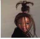 The meme of the doll with messy hair qualifies as Crackhead.