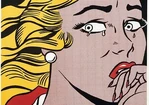 "Crying Girl" by Roy Lichtenstein (1963) - Lithograph