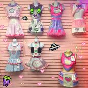 Kiss Me Kill Me outfit display