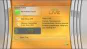 Xboxlivetab-360bladesdashboard.png (725 KB) Xbox LIVE tab in Xbox 360 blades dashboard (2005)