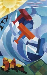 "Flight on the Country" by Giacomo Balla.
