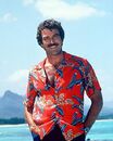 Tom Selleck in his role of Thomas Magnum from Magnum P.I. (1980 - 1988), the man who inspired the aesthetic.