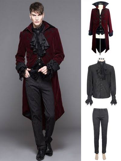 Noble Vampire Jacket CT192/BK By Devil Fashion Brand ...