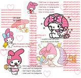 Csa traumacore vent.png (748 KB) cutesy my melody theme overlaid with childish (but dark) words/sentences, cuts, and censor bars. from a csa and abuse survivor