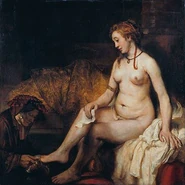 Bathsheba at Her Bath by Rembrandt van Rijn
