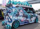 A Hatsune Miku-themed Itasha