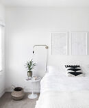 White Minimal Bedroom