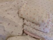 Bedding from a shabby chic brand