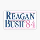 Reagan bush 84 sticker
