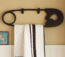 Safety pin towel rack - Tinycore