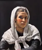 "Femme avec châle" by Frank Bramley (1881)