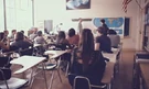 9b9638edef56fd7821b261a2f422b7b5.jpg (25 KB) This is a typical classroom for this aesthetic. Notice the diversity of stereotypical people
