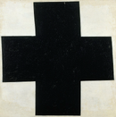 Black Cross (Kazimir Malevich, 1915, oil on linen)