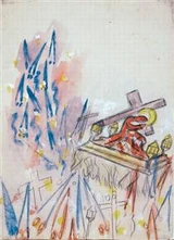 "Christ Carrying the Cross" by Yves Klein