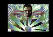 A piece of Commodore 64 demoscene graphics titled "20 Years on the C64 Demoscene!!!", created by the artist known as Leon (of the groups Chorus, Resource, and Singular).