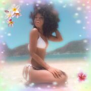 example of coconut girl aesthetic.
