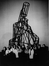Neue Slowenische Kunst members in Ljubljana (1987)